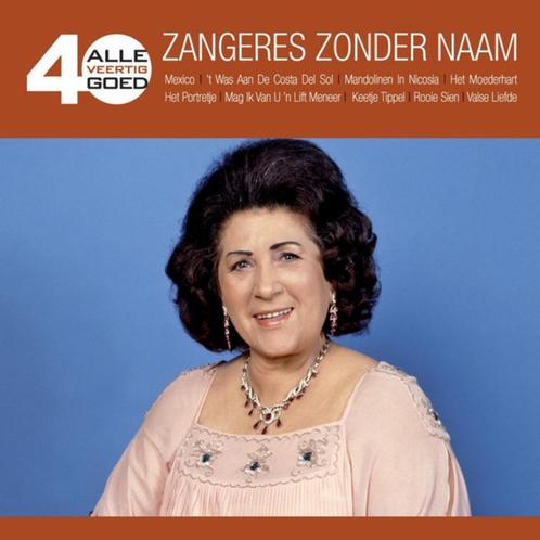 ZANGERES ZONDER NAAM 2 CD ALLE 40 GOED het beste van hits, Cd's en Dvd's, Cd's | Nederlandstalig, Gebruikt, Levenslied of Smartlap