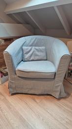 Ikea Tullsta fauteuil - lichtblauw, zo goed als nieuw, Ophalen, Minder dan 75 cm, Zo goed als nieuw, 75 tot 100 cm