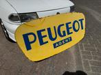 Peugeot Agent Emaille Reclamebord - Vintage Garage Decoratie, Ophalen of Verzenden