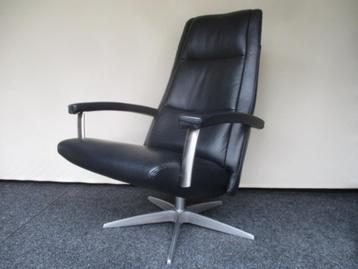 NIEUWSTAAT Gealux Twinz design relax fauteuils zwart leder beschikbaar voor biedingen