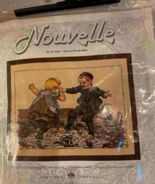 BORDUURPAKKETTEN OT EN SIEN DIVERS, Hobby en Vrije tijd, Borduren en Borduurmachines, Nieuw, Borduurpakket, Handborduren, Ophalen of Verzenden