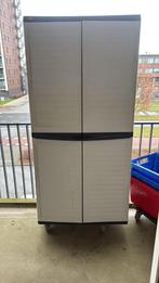 Keter Opbergkast met deuren, Kunststof, Gebruikt, 100 tot 150 cm, .