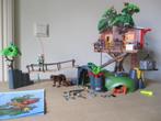 Playmobil 5557 boomhut met loopbrug, Ophalen of Verzenden, Gebruikt, Complete set