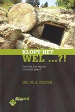 Ds MJ Kater - Klopt het wel!, Ophalen of Verzenden, Zo goed als nieuw