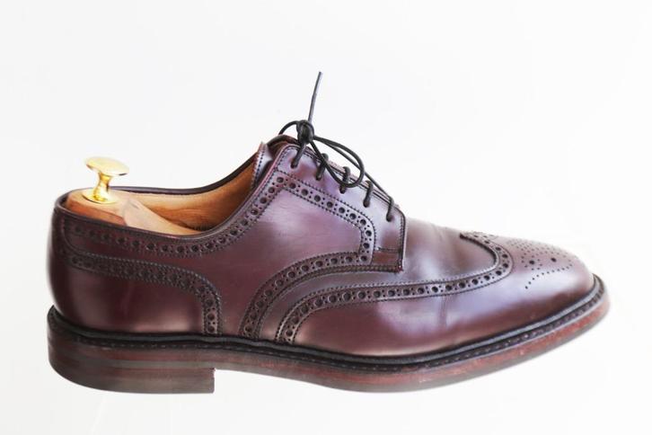 Bijna nieuwe Crockett & Jones Pembroke in maat 9 E = maat 43, Kleding | Heren, Schoenen, Zo goed als nieuw, Veterschoenen, Bruin