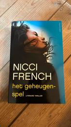 Nicci French - Het geheugenspel - special Boekenvoordeel, Ophalen of Verzenden, Nicci French, Zo goed als nieuw