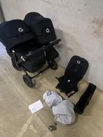 Bugaboo donkey 5 duo all black, Verstelbare duwstang, Bugaboo, Ophalen of Verzenden, Zo goed als nieuw