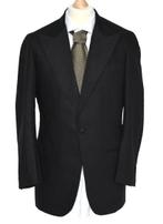 Luigi Borrelli linnen smoking, kostuum, pak, zwart, Mt. M, Zwart, Luigi Borrelli, Zo goed als nieuw, Verzenden