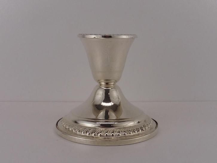 Zilveren kandelaar                                      Z273, Antiek en Kunst, Antiek | Kandelaars, Zilver, Ophalen of Verzenden