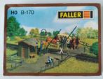 FALLER B-170 treinovergang met treinwachtershuis, schaal H0, Hobby en Vrije tijd, Modeltreinen | H0, Ophalen of Verzenden, Brug, Tunnel of Gebouw