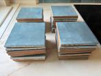 35 ceramische wandtegels (10x10) aqua blauw, Doe-het-zelf en Verbouw, Tegels, Ophalen, Nieuw, Minder dan 20 cm, Minder dan 20 cm