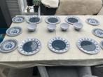 16 delig camping servies met caravan motief als nieuw, Caravans en Kamperen, Ophalen, Zo goed als nieuw