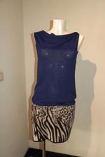 Marccain jurkje tuniek paars animal print onder Nieuw N3, Maat 38/40 (M), Verzenden, Paars, Nieuw