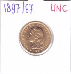 Schaars gouden tientje 1897b/1897 overslag UNC, Postzegels en Munten, Munten | Nederland, Koningin Wilhelmina, Losse munt, 10 gulden