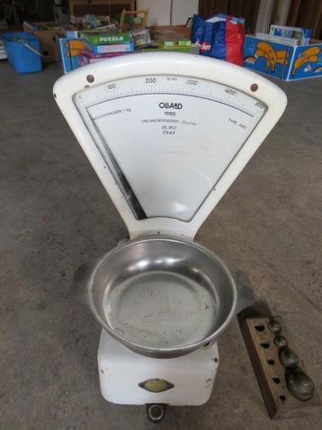 Antieke weegschaal "Olland" - 1950 beschikbaar voor biedingen