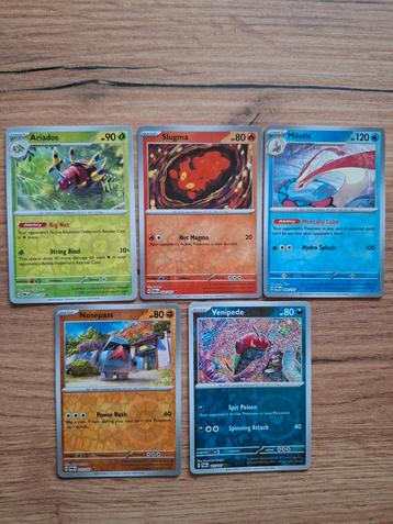 Pokémon diverse Reverse Holo's uit  Twilight Masquerade  beschikbaar voor biedingen