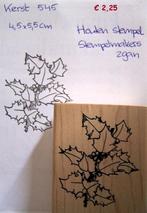 Kerst 545 Houten stempel, Ophalen of Verzenden, Zo goed als nieuw, Houten stempel