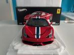 FERRARI 458 SPECIALE 1:18 HOT WHEELS ELITE, Hobby en Vrije tijd, Modelauto's | 1:18, Ophalen of Verzenden, Zo goed als nieuw, Auto