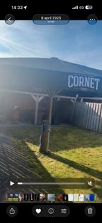 Cornet parasol 400x400, Ophalen of Verzenden