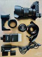 Sony A6300 + 18-105mm Lens + 50 mm Lens +Flitser, Audio, Tv en Foto, Fotocamera's Digitaal, Ophalen of Verzenden, Gebruikt, Spiegelreflex