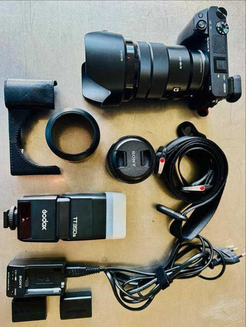 Sony A6300 + 18-105mm Lens + 50 mm Lens +Flitser, Audio, Tv en Foto, Fotocamera's Digitaal, Gebruikt, Spiegelreflex, Sony, Ophalen of Verzenden