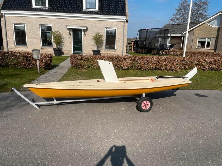 Laser one (overcompleet), Watersport en Boten, Zeilen en Zeiltoebehoren, Zo goed als nieuw, Grootzeil, Minder dan 15 m², Ophalen