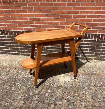 Houten drank trolley, vintage/retro beschikbaar voor biedingen