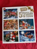 Kerstpuzzels 5 x 1000, Hobby en Vrije tijd, Denksport en Puzzels, Ophalen, Zo goed als nieuw