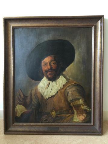 Frans Hals - De vrolijke drinker - kopiist Schmitz  olieverf