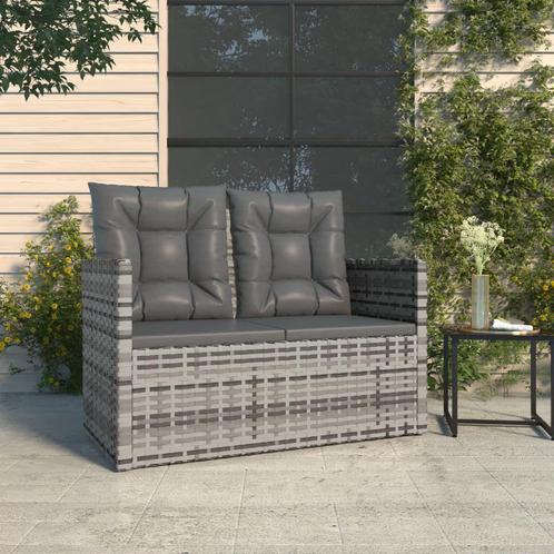 Tuinbank met kussens 105 cm poly, Tuin en Terras, Tuinmeubel-accessoires, Nieuw, Ophalen of Verzenden