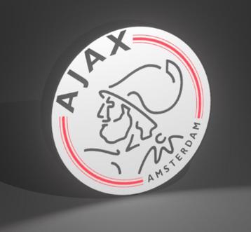 Ajax SC Veendam Barcelona Voetbal wandlamp Mancave bar kroeg beschikbaar voor biedingen