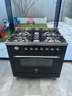 gasfornuis 90 cm boretti, Witgoed en Apparatuur, Fornuizen, 60 cm of meer, Zo goed als nieuw, Inbouw, Inductie