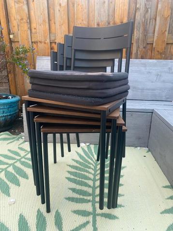 4 X ikea sandsberg stoelen. Met kussens! beschikbaar voor biedingen