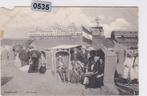 150535 Het Strand Zandvoort zegel en stempel 1909, Verzenden, Voor 1920, Gelopen, Noord-Holland