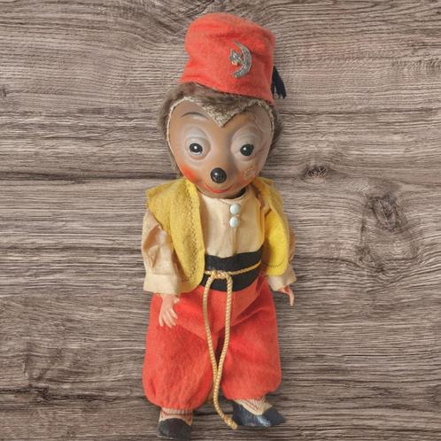 Mecki egel figuur Fipps, ca jaren 60 traditionele kleding, Antiek en Kunst, Antiek | Speelgoed, Ophalen of Verzenden