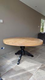 Robuuste ronde eethoek met stoelen, Huis en Inrichting, Ophalen, Gebruikt, Robuust, Minder dan 4 stoelen