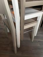 6 stuks mooie Hutten design (eettafel)stoelen, Ophalen, Overige kleuren, Design, Zo goed als nieuw