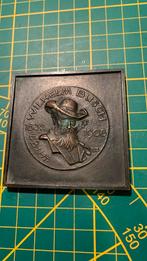 Bronzen plaquette Wilhelm Busch L. berens Hamburg’22, Verzenden