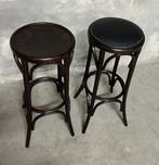 Thonet Barkrukken - Donkerbruin - Kunstlederen Zitting, Ophalen, 5 krukken of meer, 60 tot 90 cm, Nieuw