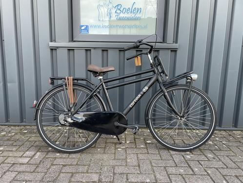 Cortina U4 26/46 3v Transportfiets Jongensfiets Mat Zwart, Fietsen en Brommers, Fietsen | Jongens, Zo goed als nieuw, 26 inch of meer