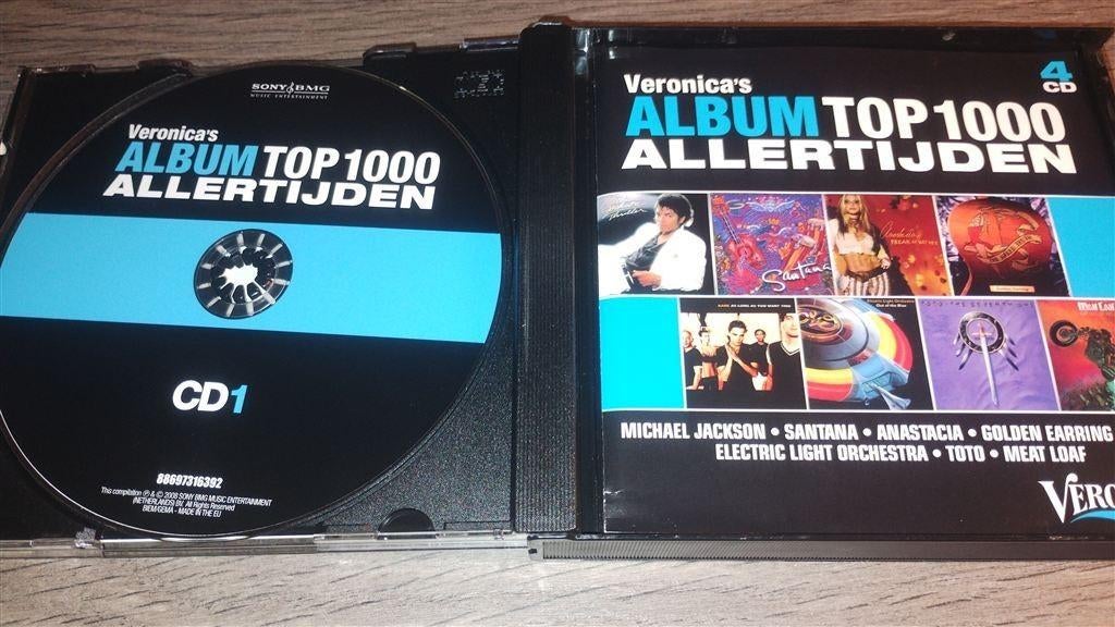 Veronica's Album Top 1000 Allertijden [4CD], Cd's en Dvd's, Ophalen of Verzenden, Zo goed als nieuw, Pop