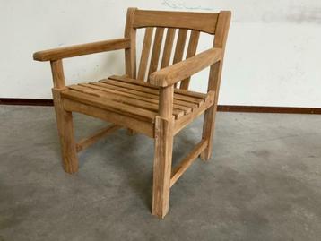 Lounge Oriental Garden teak blok stoel Nieuw beschikbaar voor biedingen