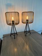 Twee keer Dulaire tafellamp - Shade. Metaal zwart/goud, Huis en Inrichting, Lampen | Tafellampen, 50 tot 75 cm, Ophalen of Verzenden