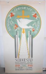 Poster Rooms Katholieke Schoolstad s'-gravenhage Den Haag, Verzamelen, Verzenden, A1 t/m A3, Reclame, Rechthoekig Staand