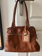 Cowboysbag leren tas - goede staat, Sieraden, Tassen en Uiterlijk, Tassen | Damestassen, Ophalen of Verzenden, Gebruikt, Bruin