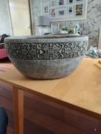 Grote ovale bloembak, Tuin en Terras, Bloempotten, Ophalen, Steen, Gebruikt, Overige vormen