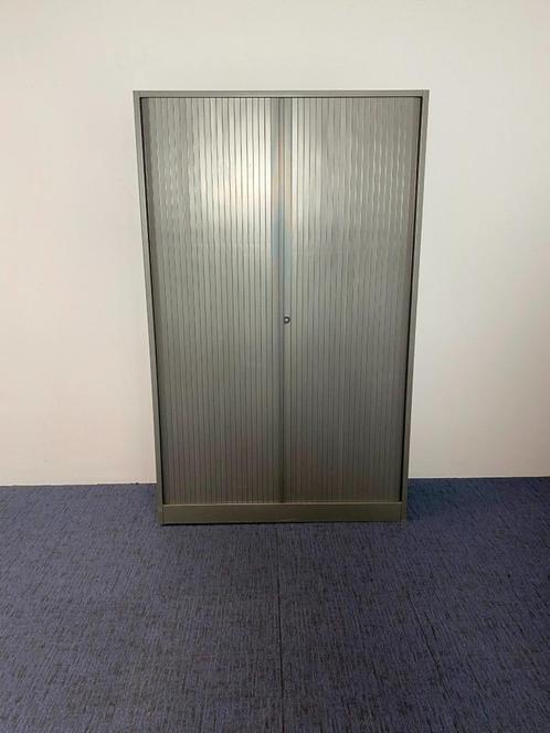 4 x Roldeurkast Ahrend, donkergrijs, H195 x B120 x D45 cm., Huis en Inrichting, Bureaus, Gebruikt, Ophalen