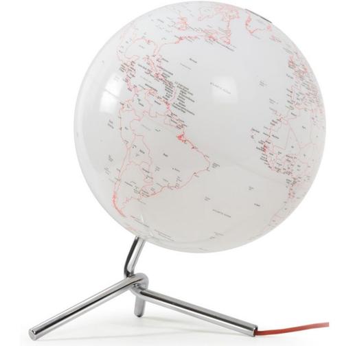 Atmosphere Globe Nodo tafel- of vloerlamp wit, nieuw, Huis en Inrichting, Lampen | Tafellampen, Nieuw, Minder dan 50 cm, Ophalen of Verzenden