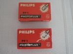 Twee doosjes Philips Pf1 Photoflux flitslampjes, Audio, Tv en Foto, Fotografie | Flitsers, Nieuw, Ophalen of Verzenden