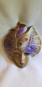 keramiek masker venetië 16 cm, Antiek en Kunst, Verzenden